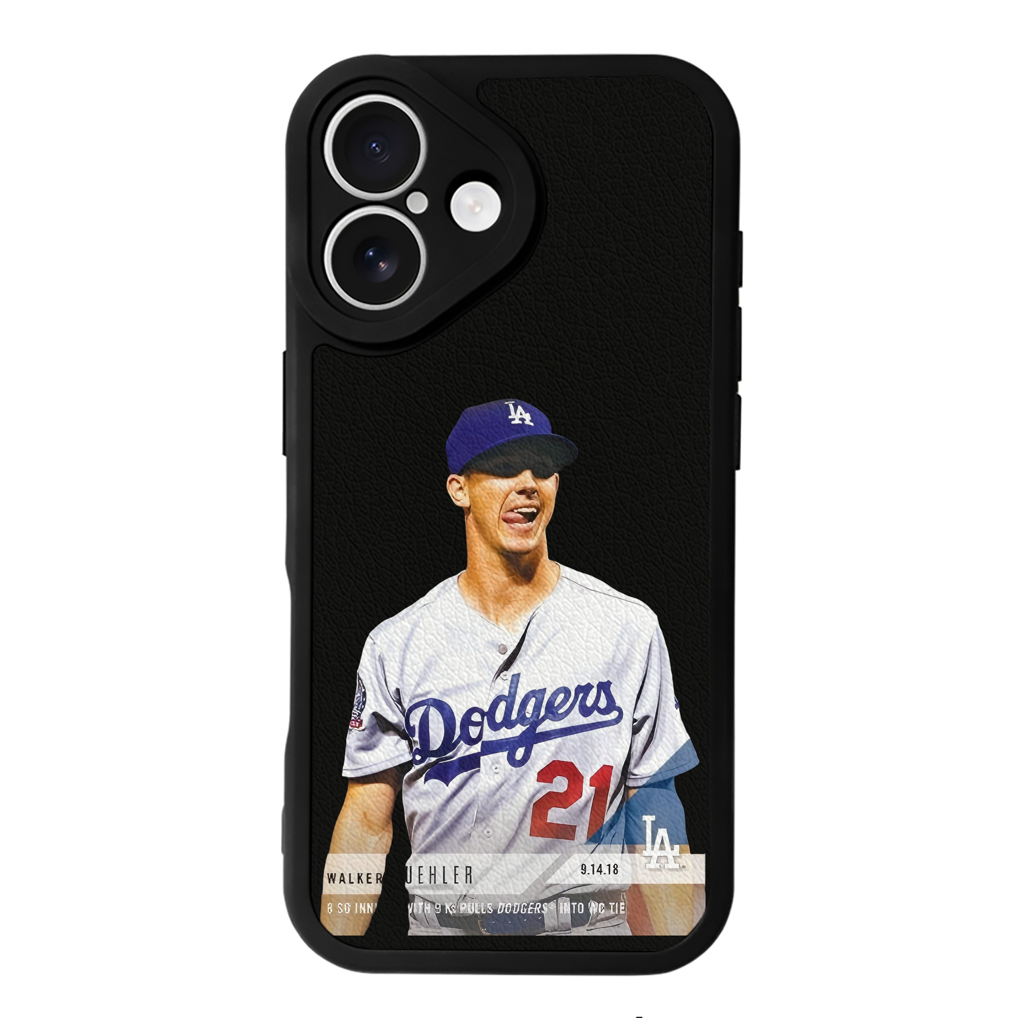  IPhone 16 Silicone Leather Case – UV Print, Lambskin Texture – Perfect Fit, Wireless Charging Compatible, Scratch Resistant, Precise Cutouts – Stylish Protection For IPhone 16